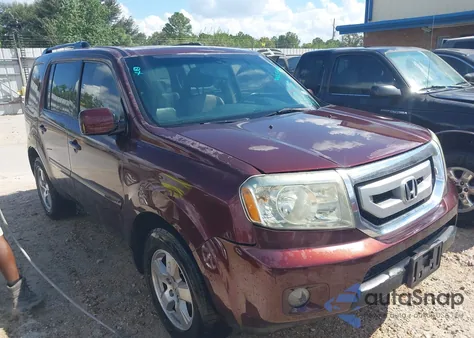 2010 Honda Pilot Ex-L из США, поврежденный, VIN 5FNYF3H5XAB017653